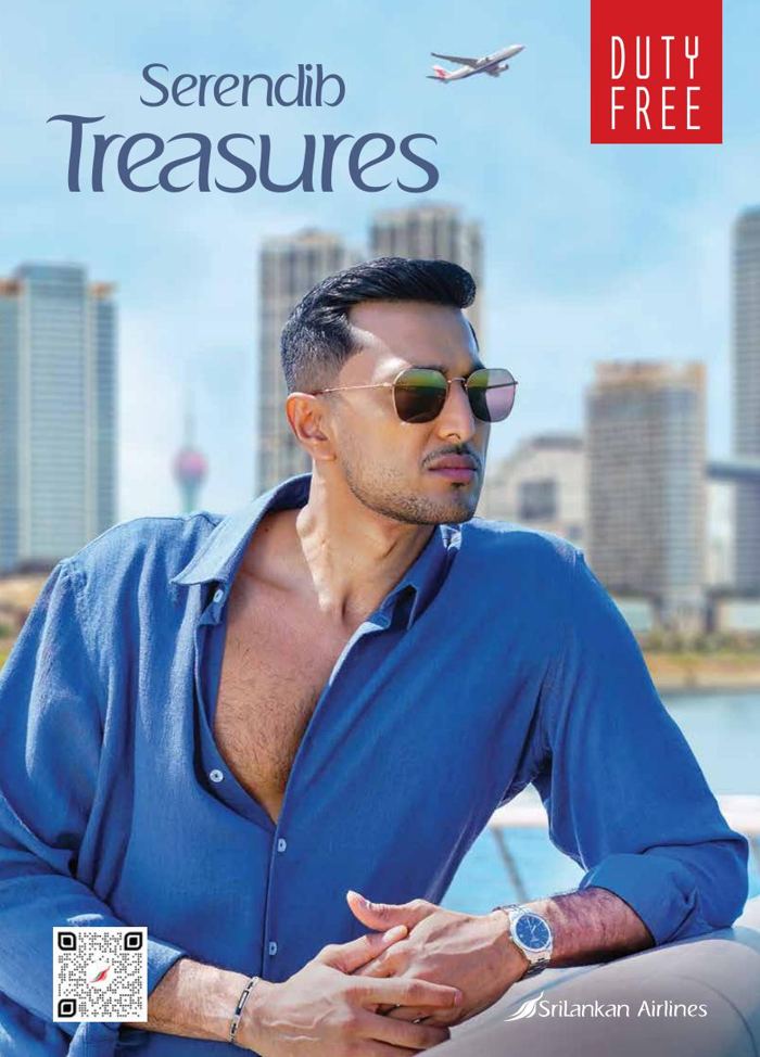 Cover of the SriLankan Airlines Serendib Treasures duty free magazine