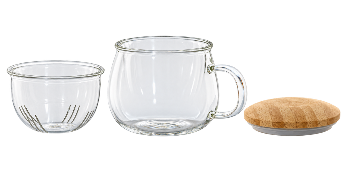 Brew Maker Mug 400ml – Glass Strainer