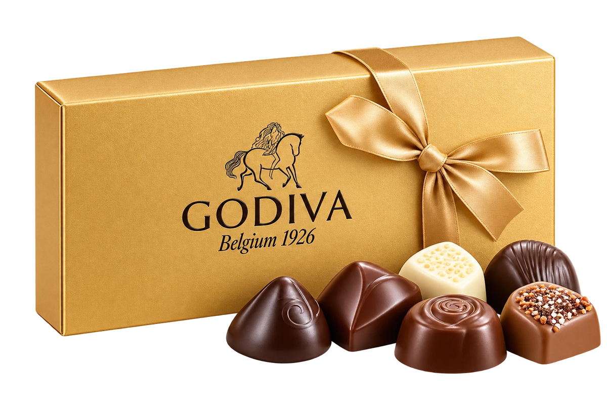 GODIVA Heart of Gold 15 pieces 153g – optional add-on for Love is PURE