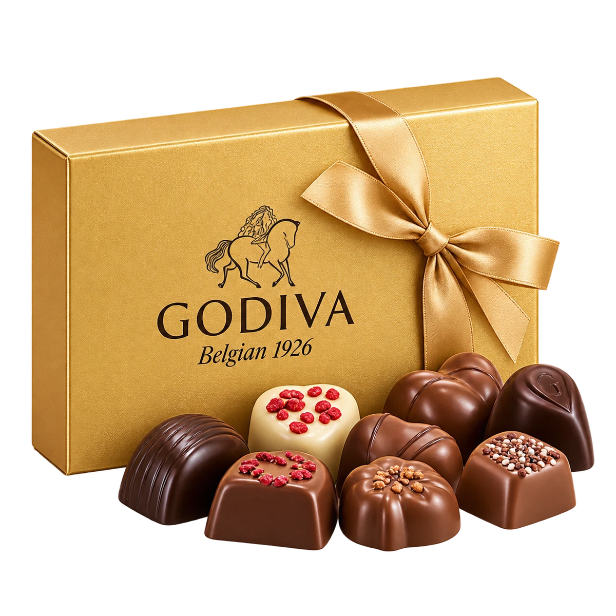 GODIVA Heart of Gold 9 pieces 87g – optional add-on for BAKING it is